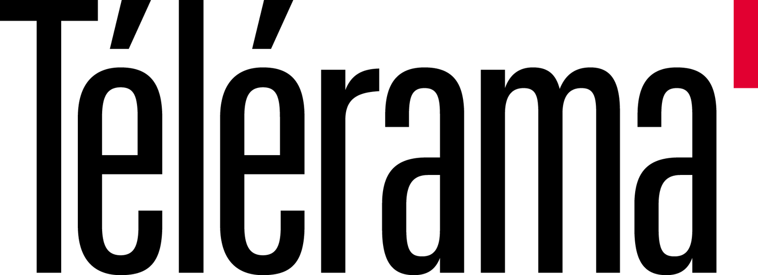 logo du magasine Télérama qui a rédigé une critique littéraire du livre La Vie en confettis