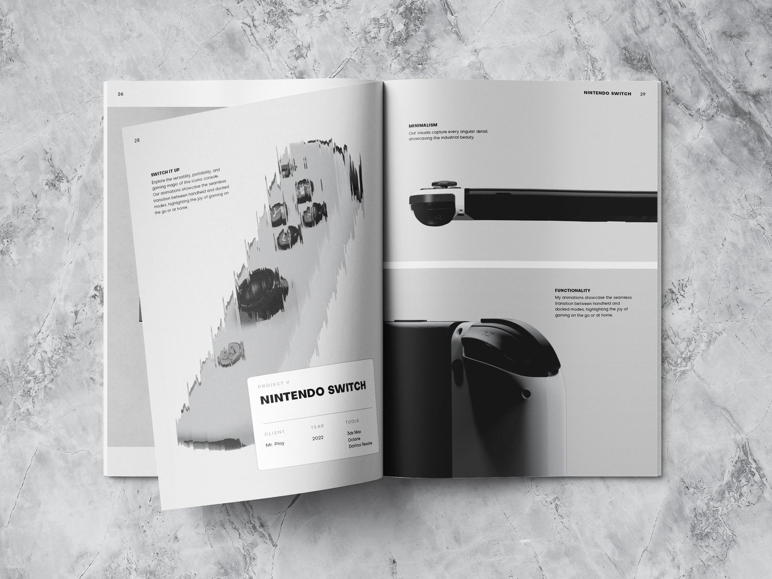 Part two of Vario Enginge. The spread shows the engine from aerial perspective.