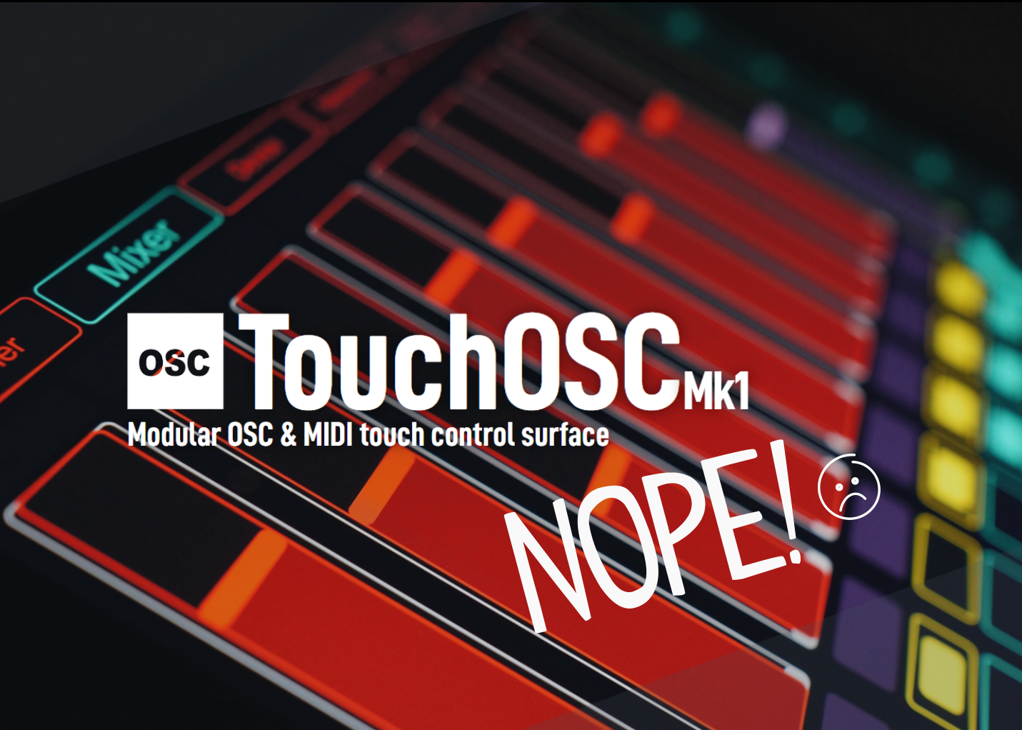 Novation CIrcuit Patch Editor will not work with touchOSC mk1