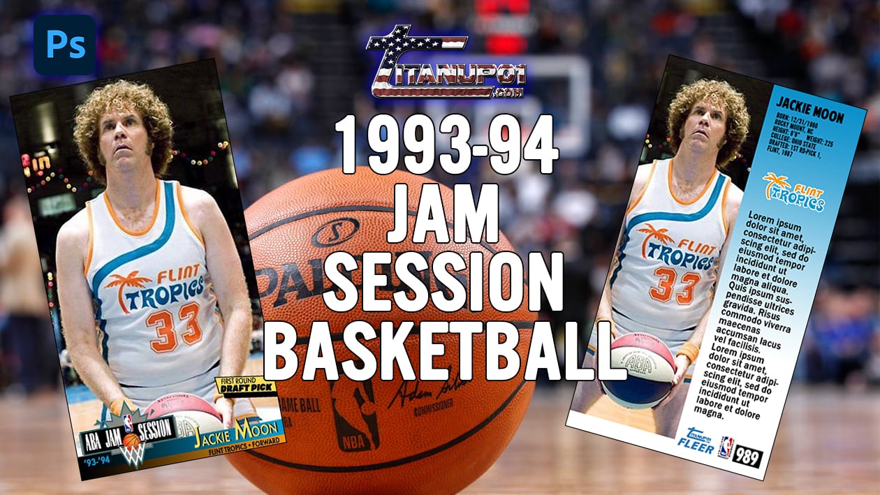 1993-94 Jam Session Basketball Photoshop PSD Templates