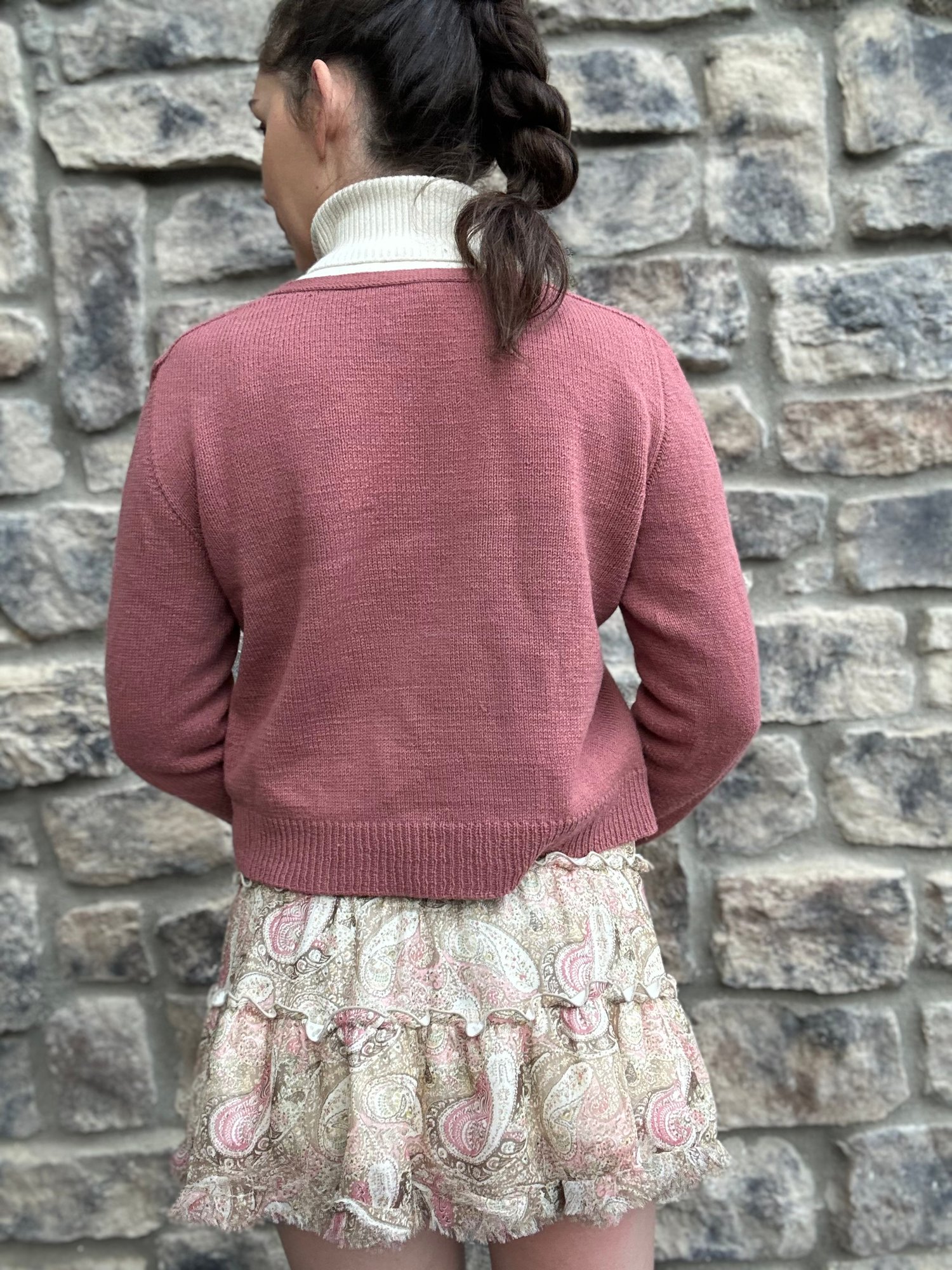 Back view of Malinois Cardigan