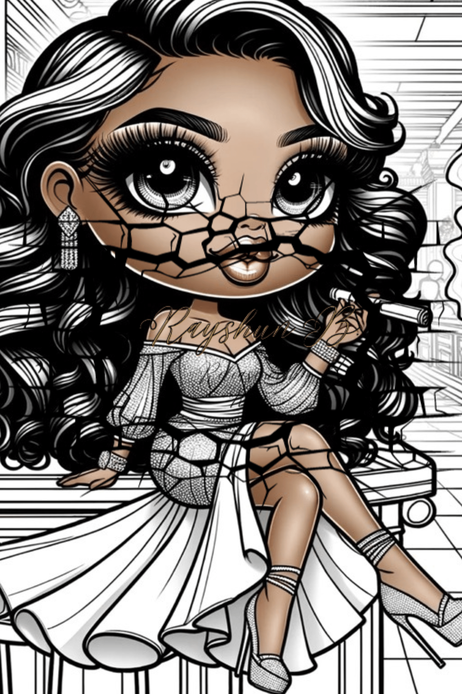 She Aint No Diva Coloring Pages
