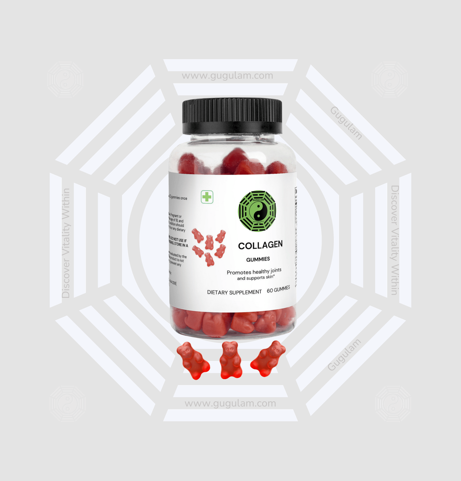 Collagen Gummies for Adult, is a powerful combination because Vitamin C aids collagen absorption into the bones. This greatly improves bone and joint strength and stability.