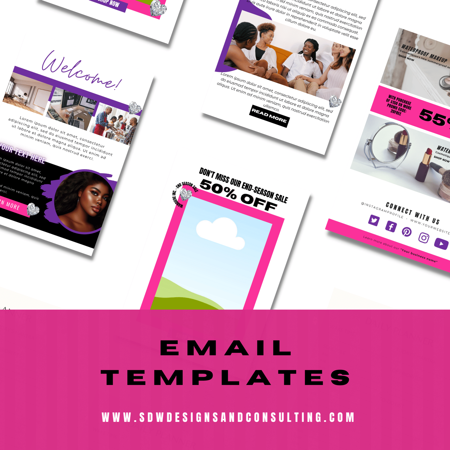 Purple & Pink Ultimate Small Business Bundle - Payhip