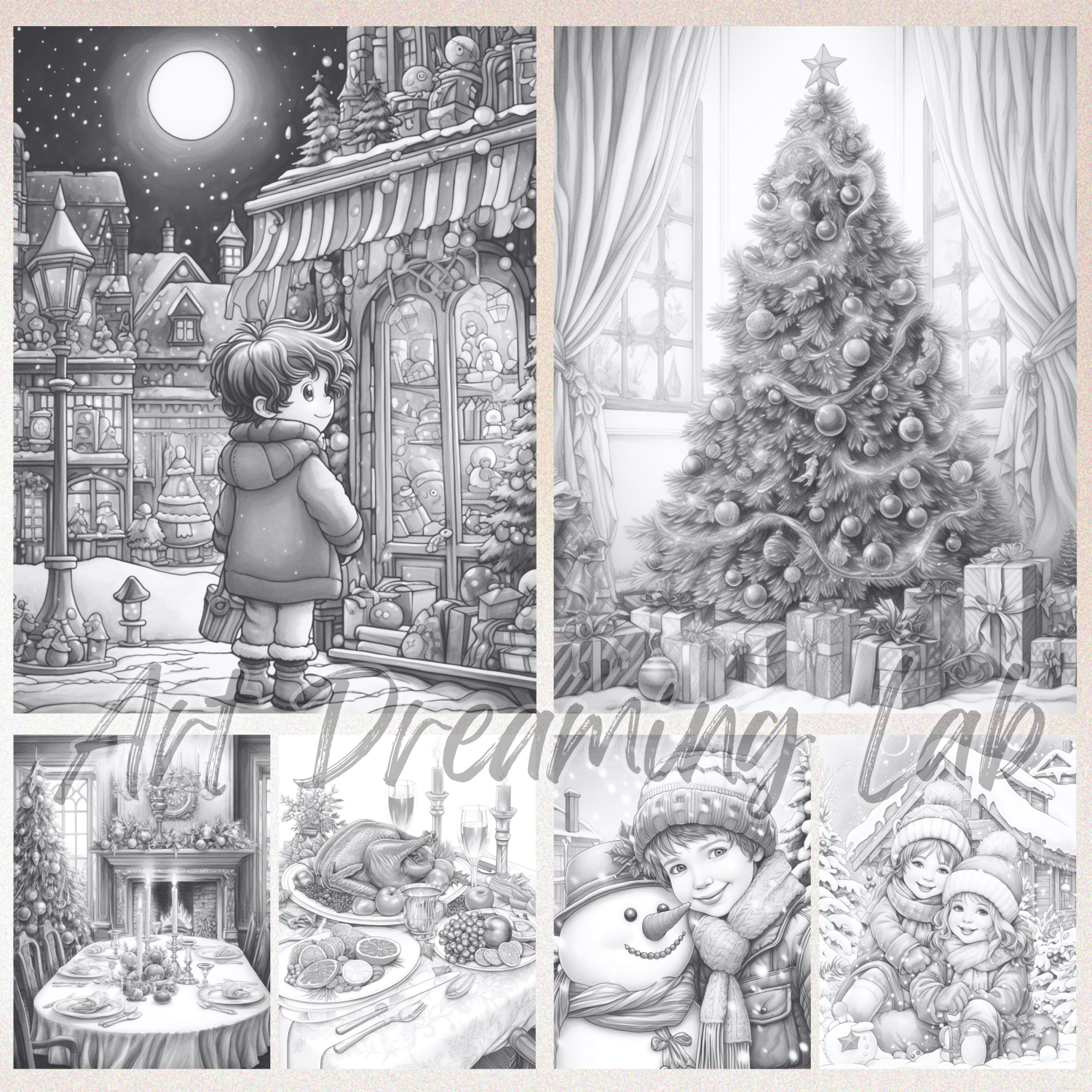 50-christmas-scene-grayscale-coloring-page-for-adults-pdg-jpg-and-dark-light-version-printable-instant-download-digital-coloring-book