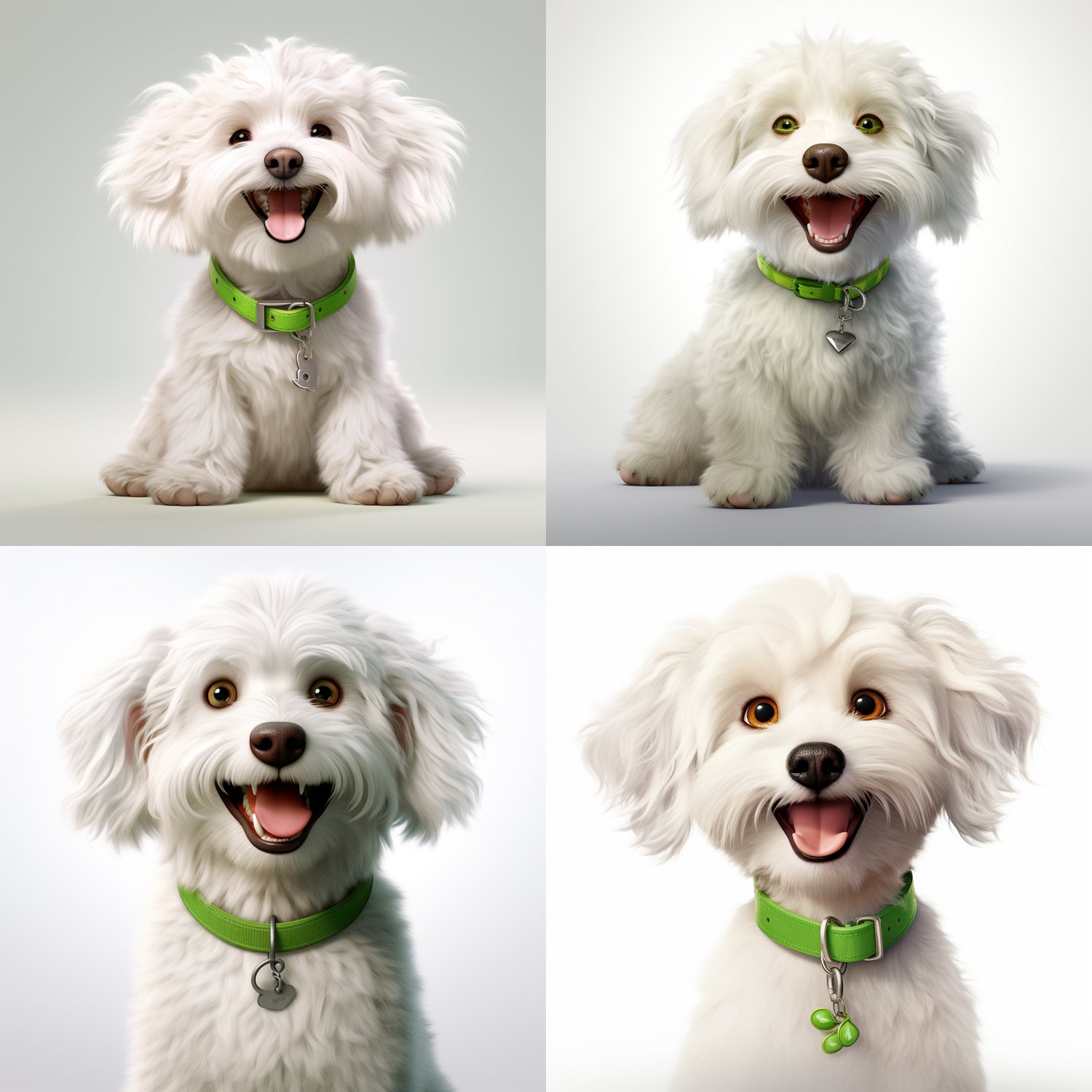 AI Rendering Of A Disney-like Maltese Poodle