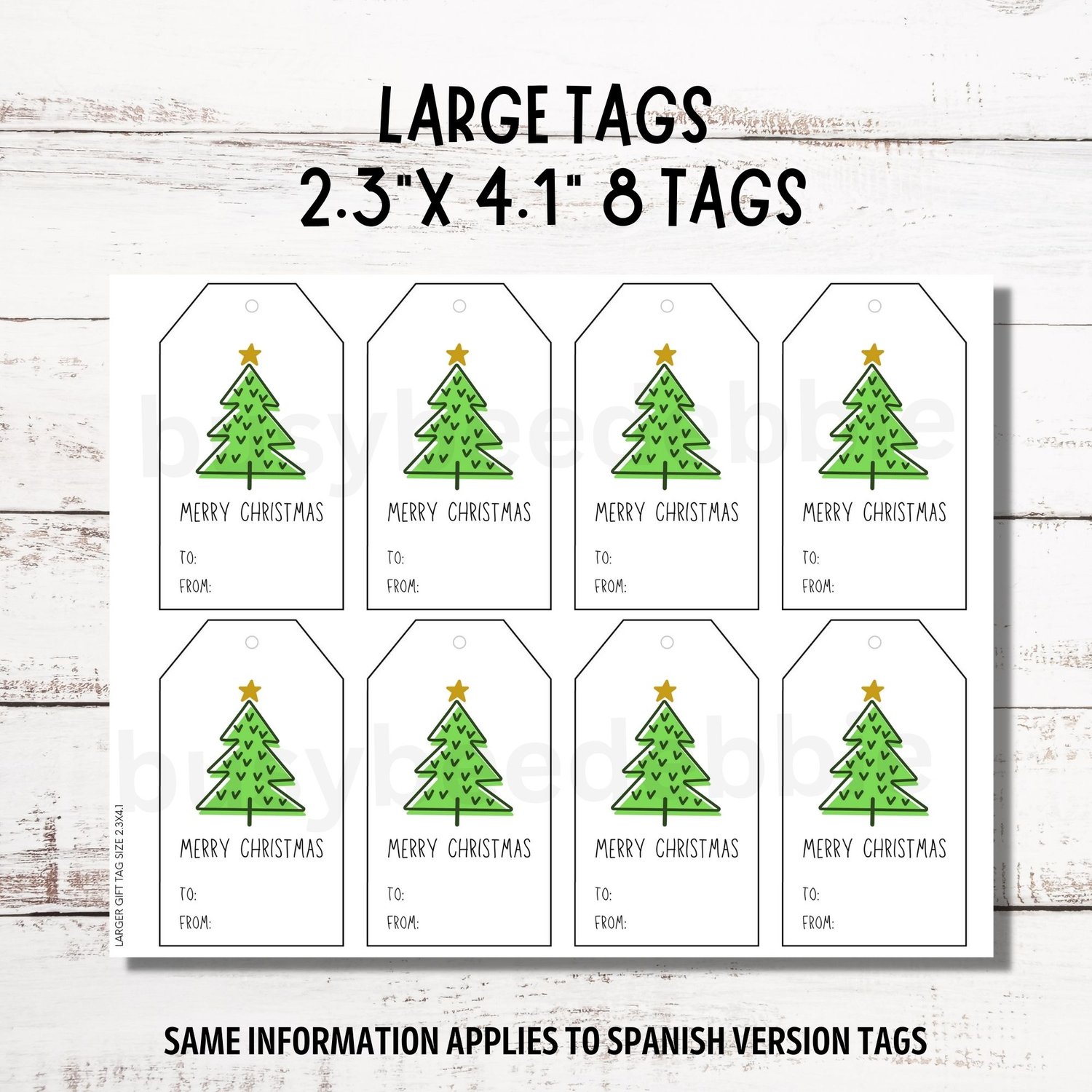 Printable Large Gift Tag Template  Large gift tag template, Large gift  tags, Gift tag template