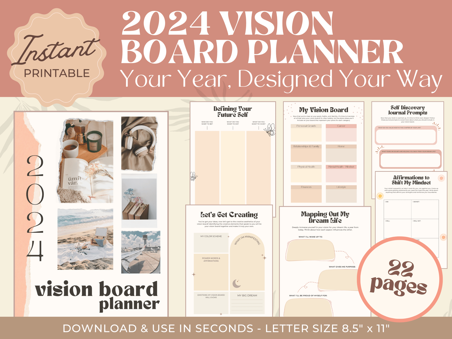 Create your own vision board. A great way to unleash your