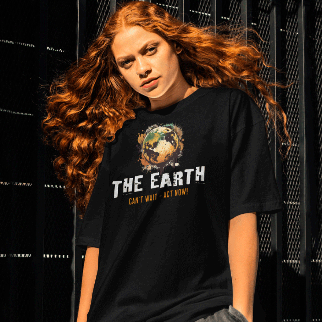 Earth T-Shirt on a hanger