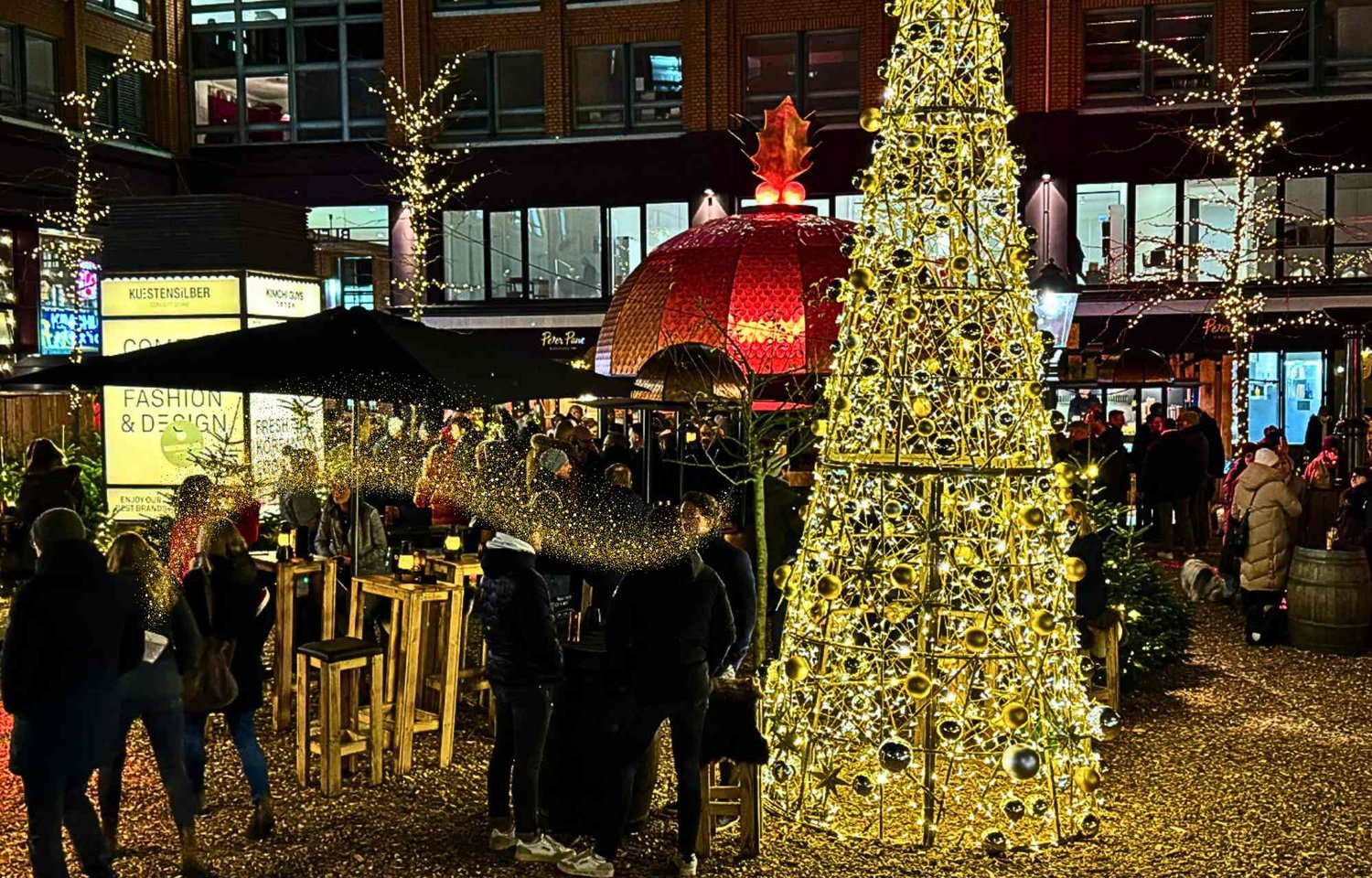 Embark on a magical journey to discover the crown jewel of Christmas markets in Hamburg - a dazzling spectacle that leaves no doubt as to which is the most beautiful Christmas market in the city. The Stadthöfe Christmas Market at Große Bleichen 35 is a radiant beacon of holiday charm, inviting you to immerse yourself in its enchanting ambiance.  Open daily from 12 am to 10 pm, the Stadthöfe Christmas Market beckons those in search of the perfect spot for beautiful Christmas sightseeing in Hamburg. It's not just a market; it's a symphony of festive delights that captivates the senses and leaves you spellbound.  If you're wondering where to go for the most beautiful Christmas in Hamburg, the Stadthöfe Christmas Market is your answer. Picture copper-colored mulled wine mugs, fur-covered seats, and intricately adorned wooden huts, creating an atmosphere that epitomizes holiday splendor. Every corner is a canvas of beauty, making it the best Christmas sightseeing spot in Hamburg.  Navigate the streets of the city with ease, and let the Stadthöfe Christmas Market become your destination of choice for beautiful Christmas experiences in Hamburg. Accessible via Große Bleichen, Stadthausbrücke, Bleichenbrücke, and Neuer Wall, it stands as a central and inviting location, ensuring your Christmas sightseeing adventure is nothing short of magical.  As you wander through this radiant market, indulge in the festive glow and explore the best Christmas sightseeing spot in Hamburg. The Stadthöfe Christmas Market is not merely a place; it's a celebration of holiday magic, a symphony of lights and laughter that transforms your Christmas experience into a cherished memory.  So, when the question arises - which is the most beautiful Christmas market in Hamburg? The resounding answer is the Stadthöfe Christmas Market, a true gem among the city's festive offerings. Make it your destination, and let the beauty of the season unfold in the heart of Hamburg's holiday celebrations.