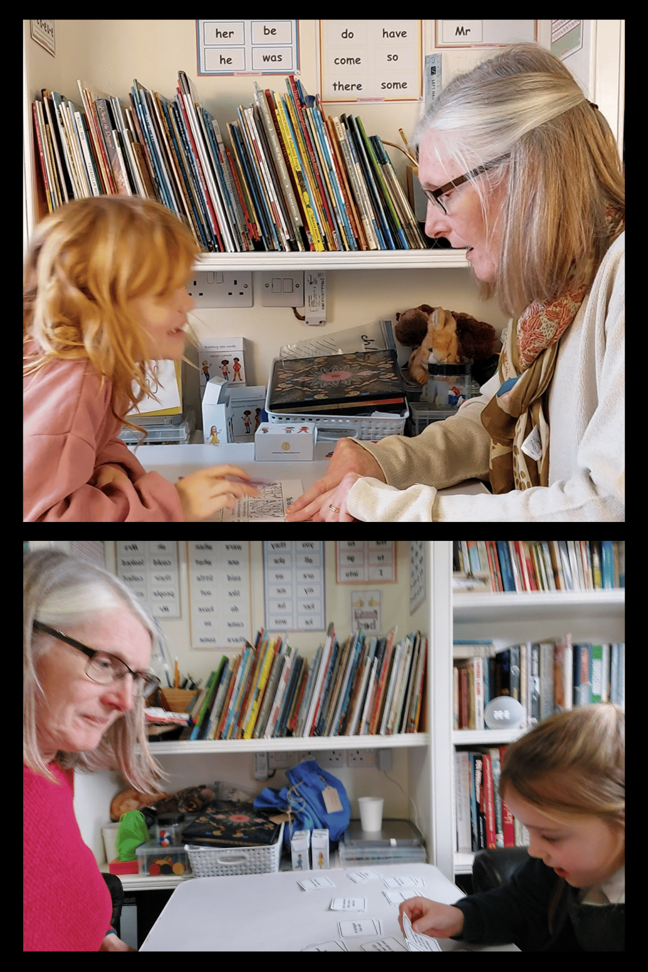 A video with me walking the visitor through the doors of my face to face tutoring, showing inside the tutoring room and it's location, parking and the room's the layout.