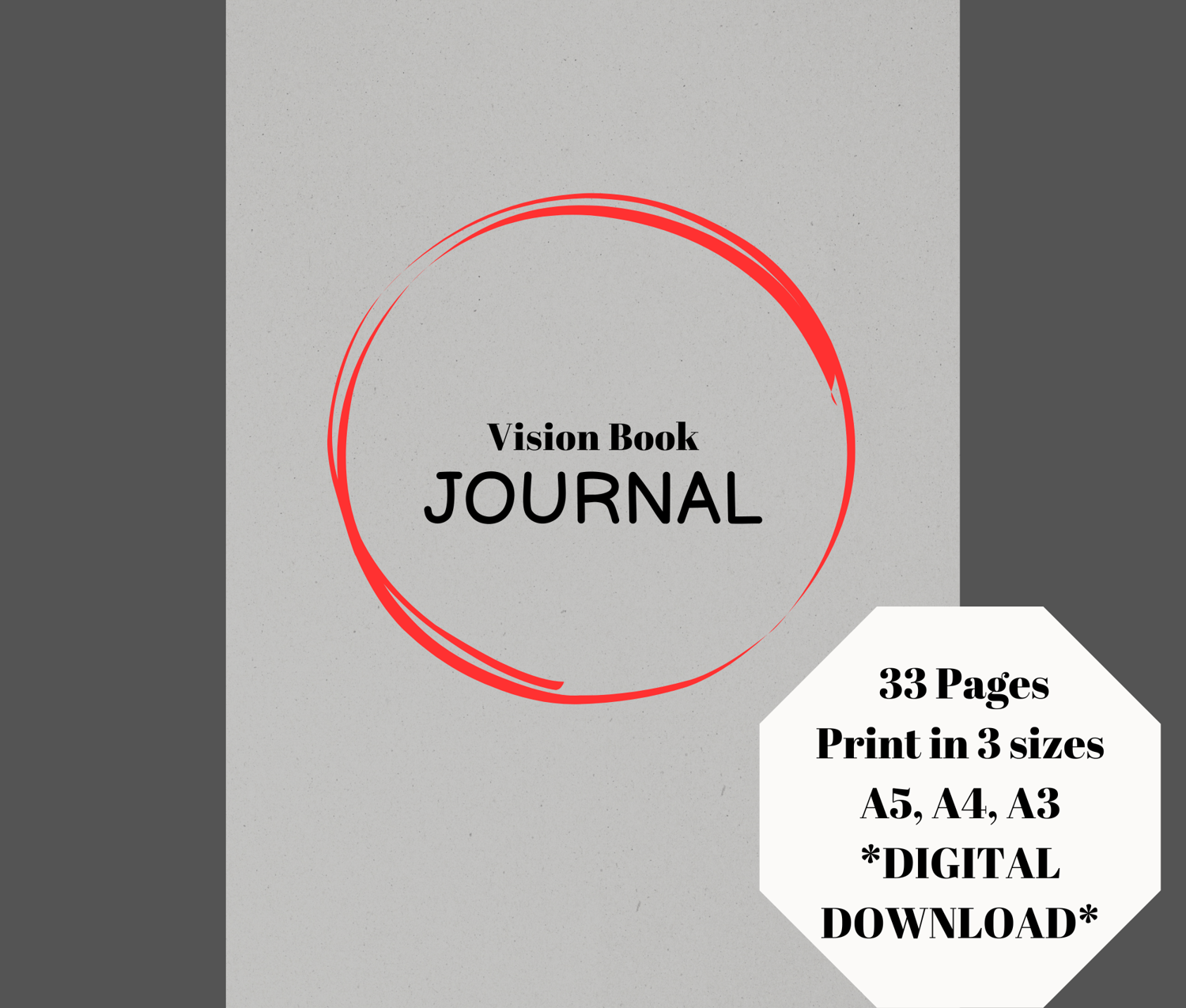 Vision Book Printable Journal - Payhip