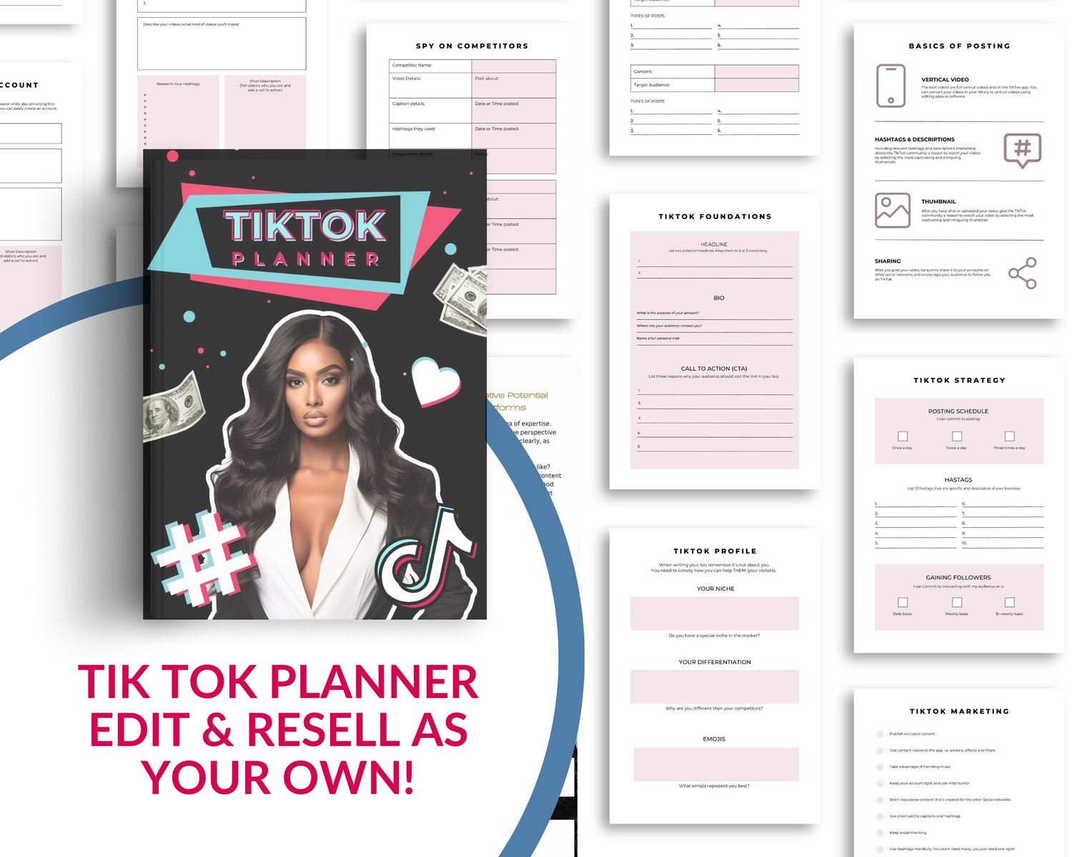 Tik Tok Planner Digital Product