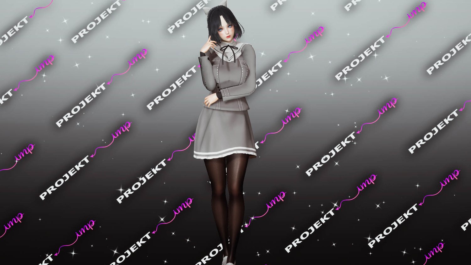 yumi Hi Hi Puffy AmiYumi Yumi Front Middle Head 4 by JakeCrader