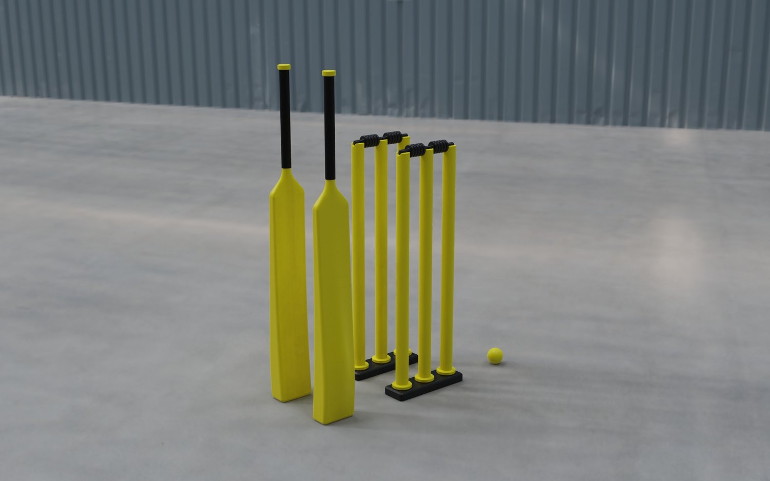 Revolutionize your indoor entertainment with our Modern Minimalistic Indoor Cricket Set - 3D Print Model