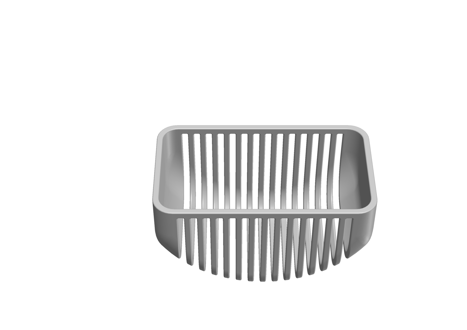 Effortless Potato Cutting: Trendsetting Potato Slice Guider - Innovative Kitchen Accessory 3D Print Model