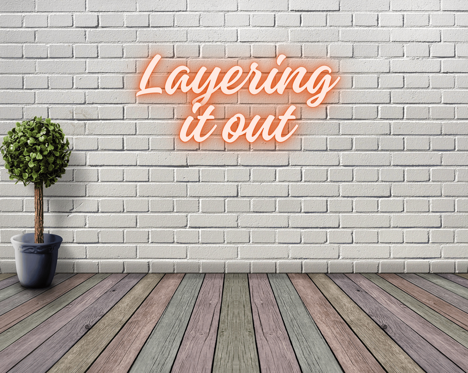 Layering, it, out, bright, flames, devotional