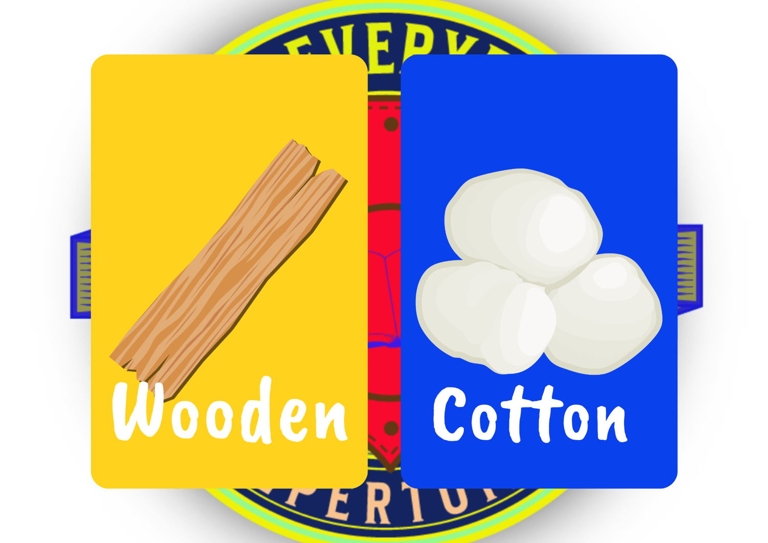 Adjectives Wooden and Cotton