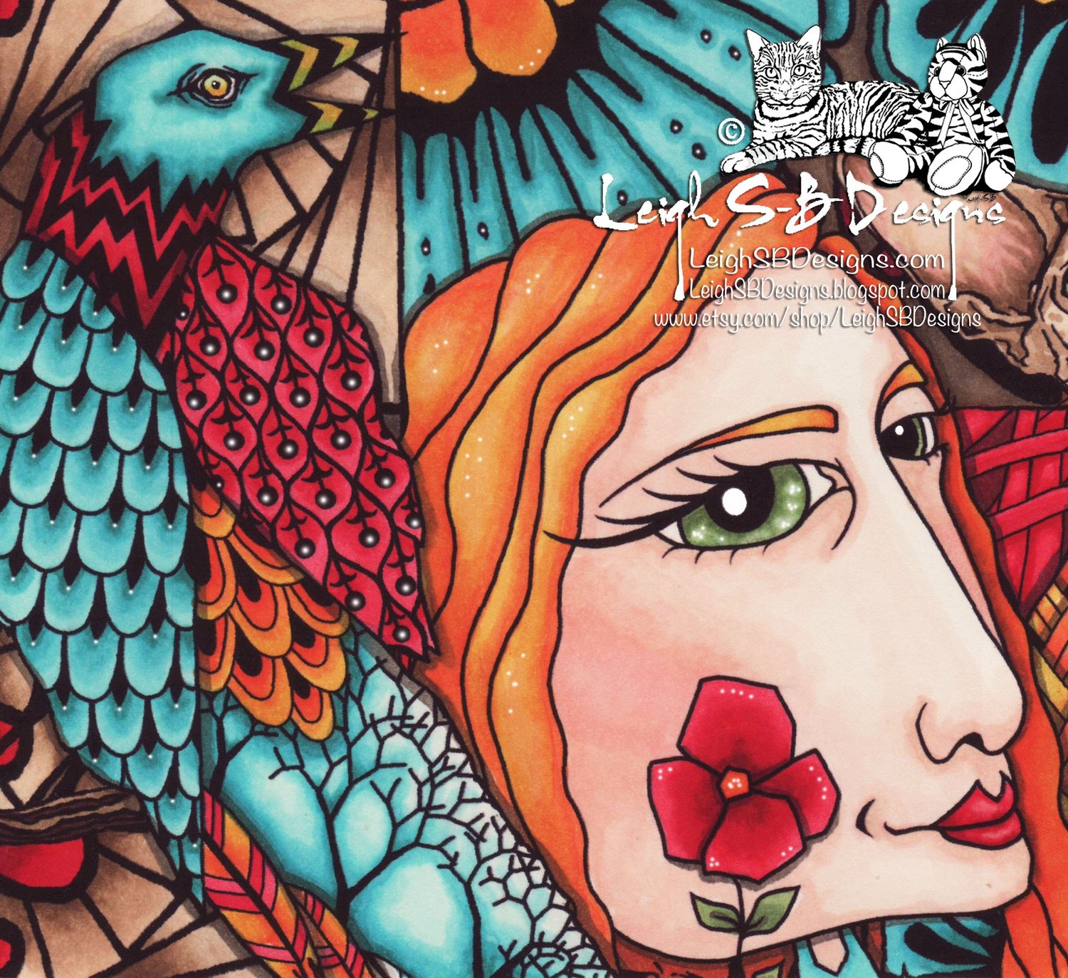 LeighSBDesigns Tangled Raven by Leigh