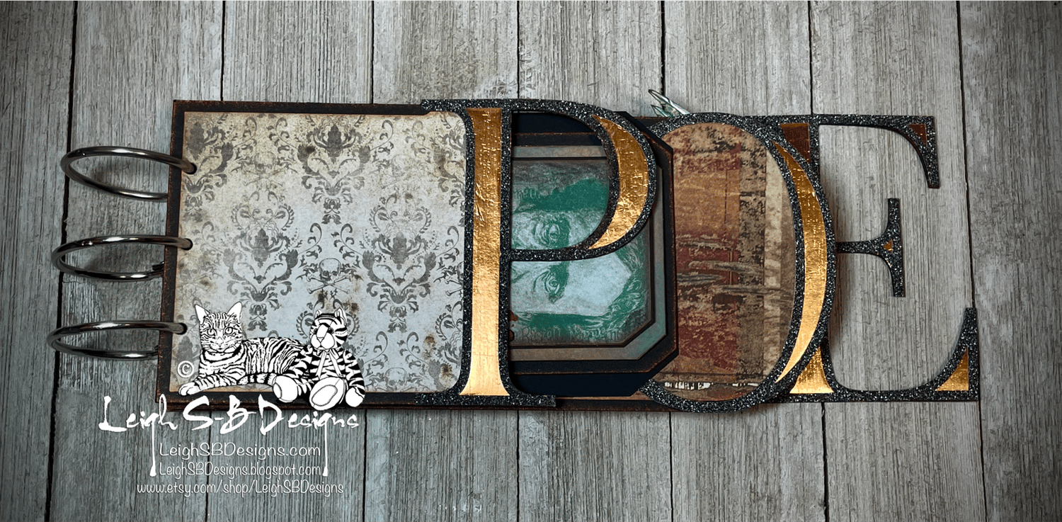 LeighSBDesigns POE Book - Make-a-Book SVG Cutz Set by Leigh