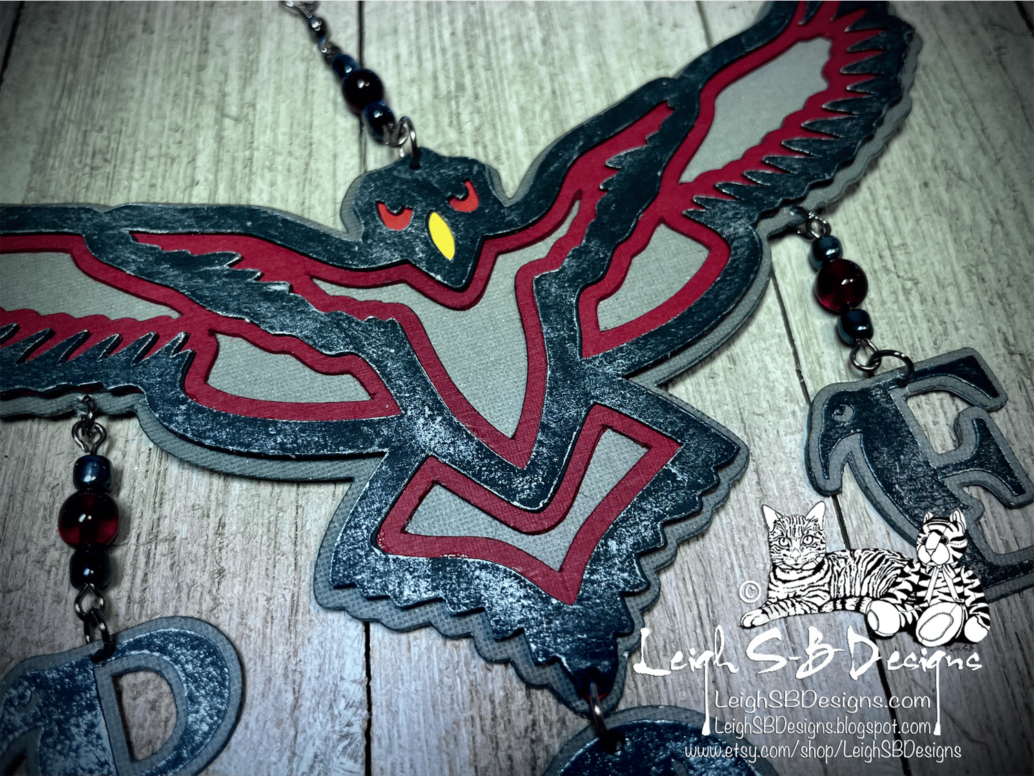 LeighSBDesigns Gothic Raven SVG Cutz by Leigh