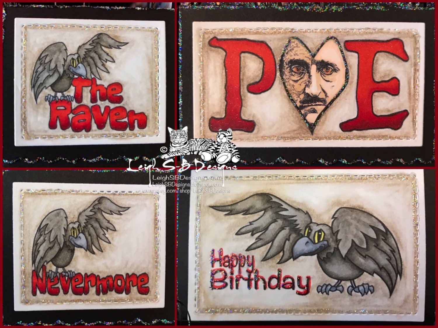 LeighSBDesigns Oddleigh Poe and Raven by Leigh