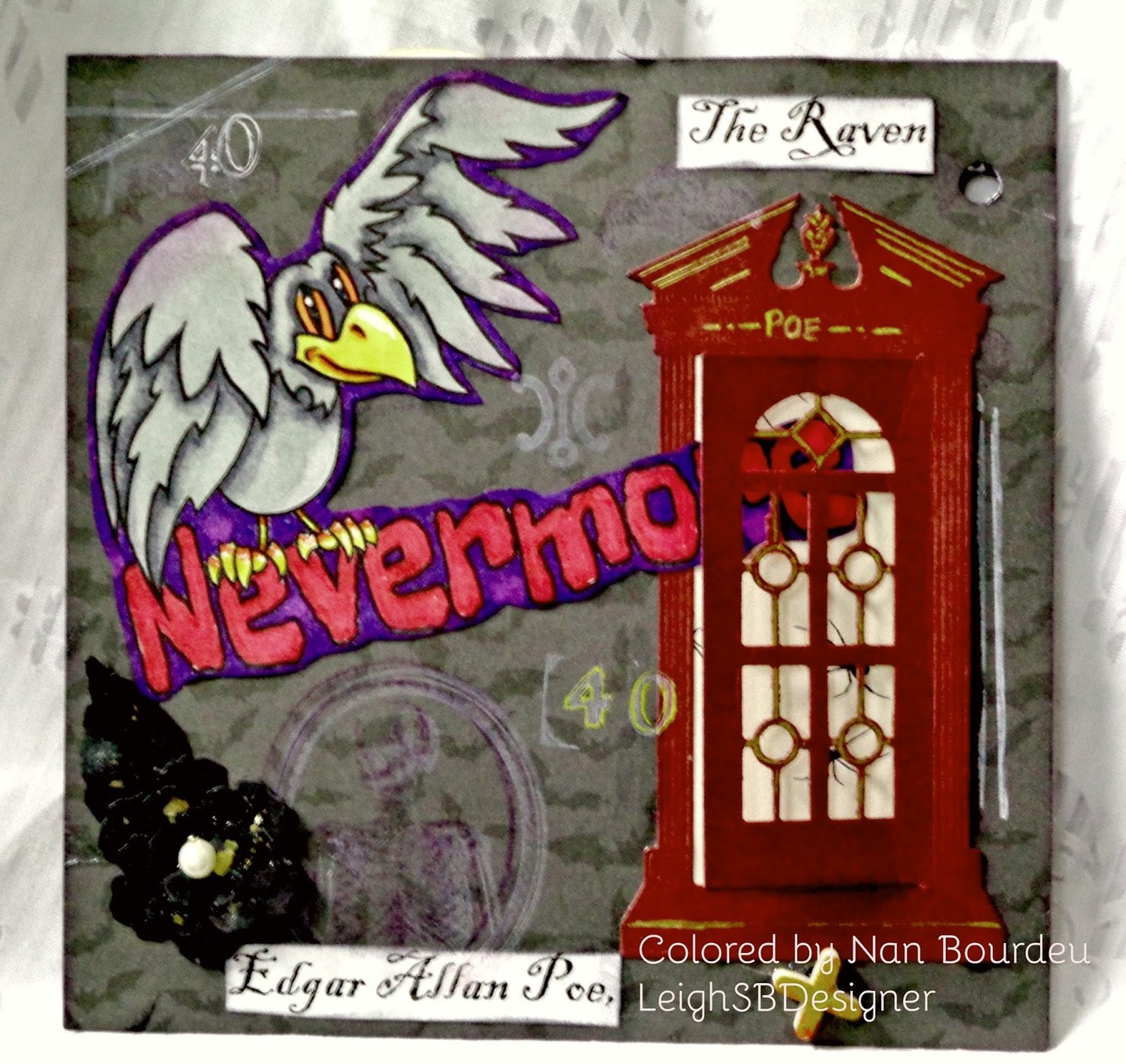 LeighSBDesigns Oddleigh Nevermore Raven by Nan