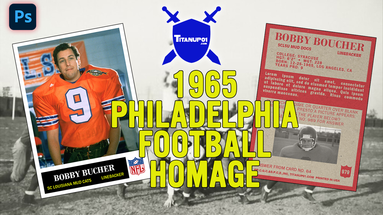 1965 Philadelphia Football Homage Photoshop PSD Templates