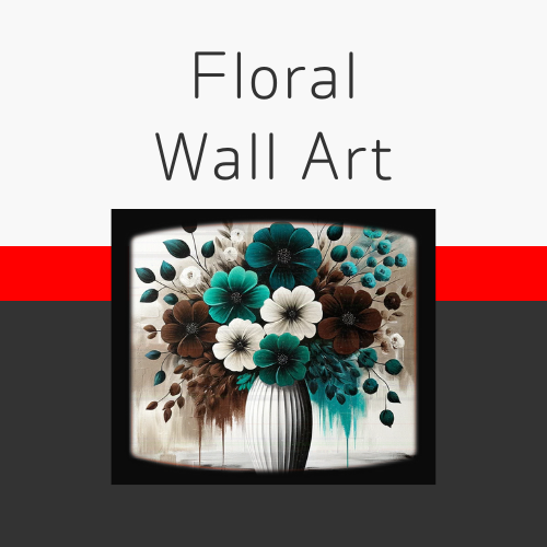 Elegant Floral Wall Art - Digital Downloads