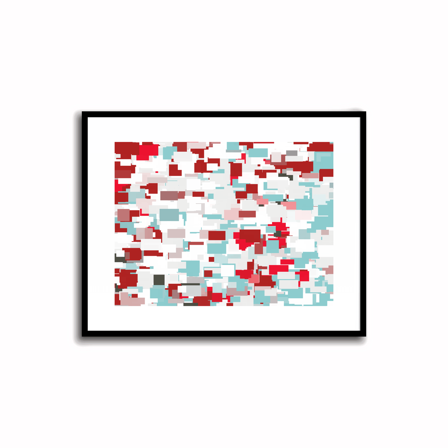 Ethereal Radiance: Modern Abstract Art Prints in Firebrick Red, Alabaster, Light Steel Blue, Arctic Charcoal, and Crimson Glory! 🌟🖼️ | Perfect Decor for Walls, Desks, and Shelves