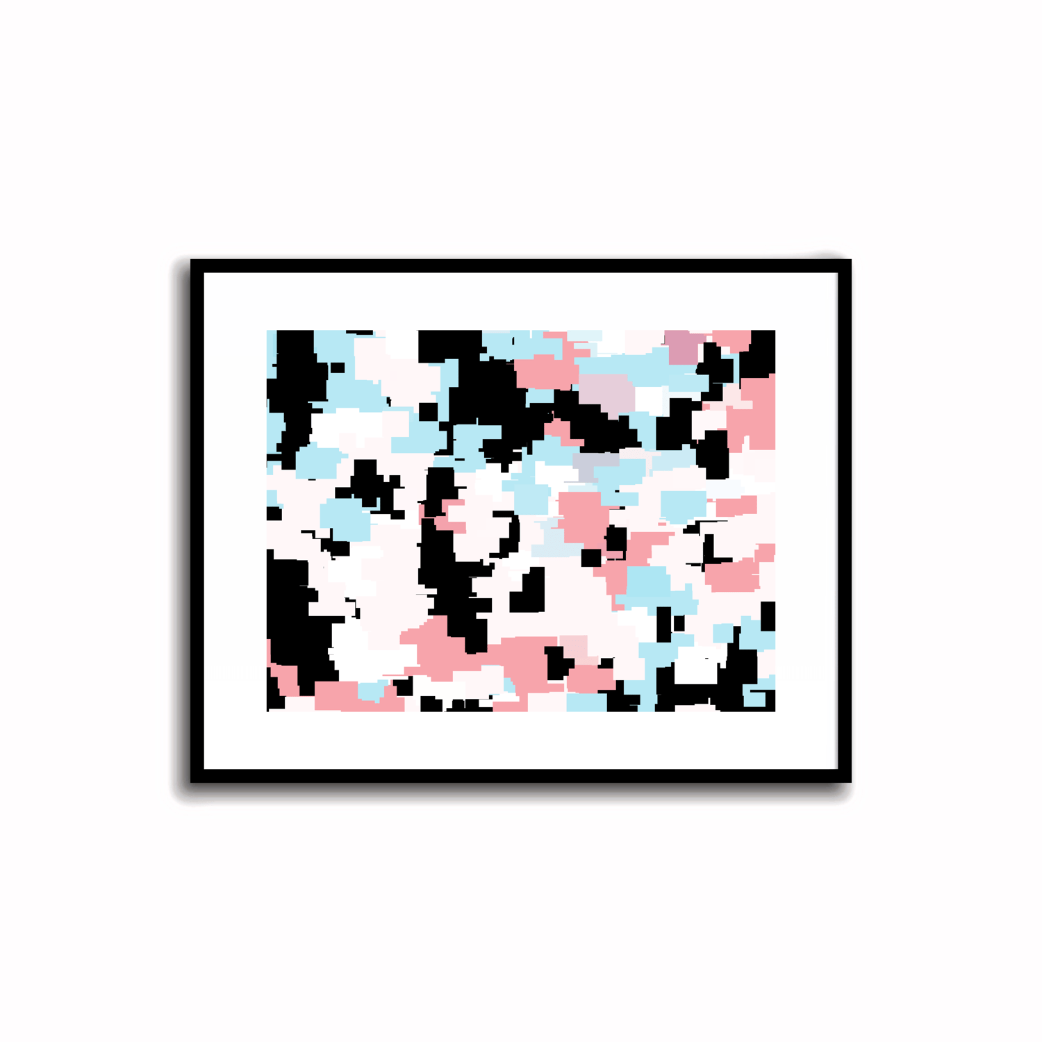 Transform your home with the vibrant allure of our modern abstract art. Instant decor with in colors calming palette of Sky Blue, Teal, Pink & Terra Cotta.