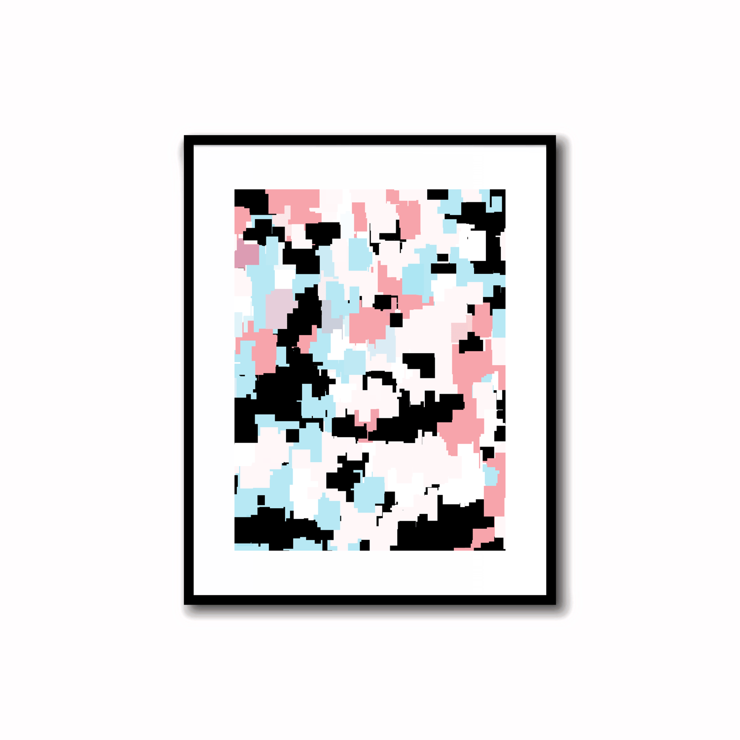 Transform your home with the vibrant allure of our modern abstract art. Instant decor with in colors calming palette of Sky Blue, Teal, Pink & Terra Cotta.