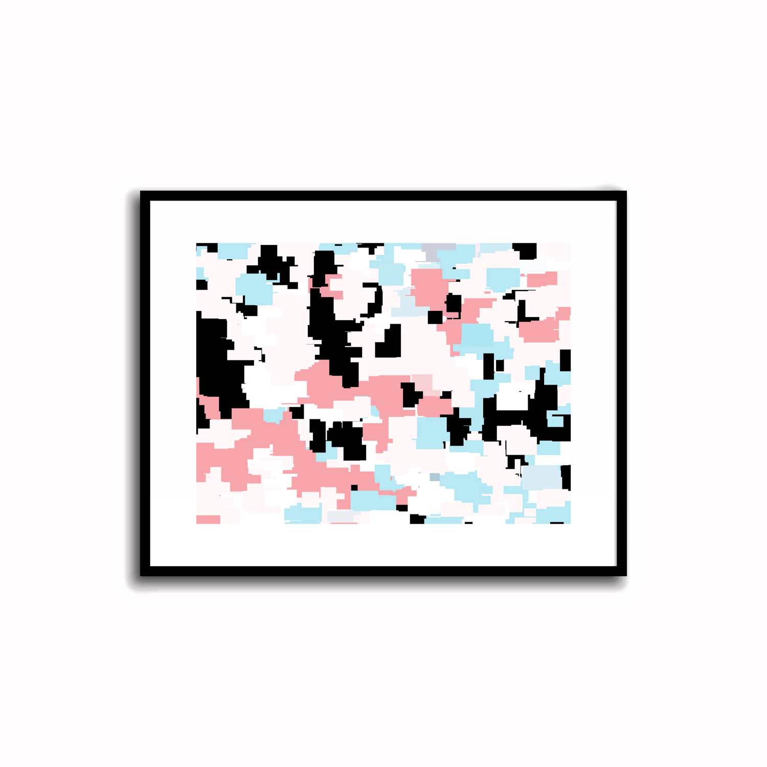 Transform your home with the vibrant allure of our modern abstract art. Instant decor with in colors calming palette of Sky Blue, Teal, Pink & Terra Cotta.