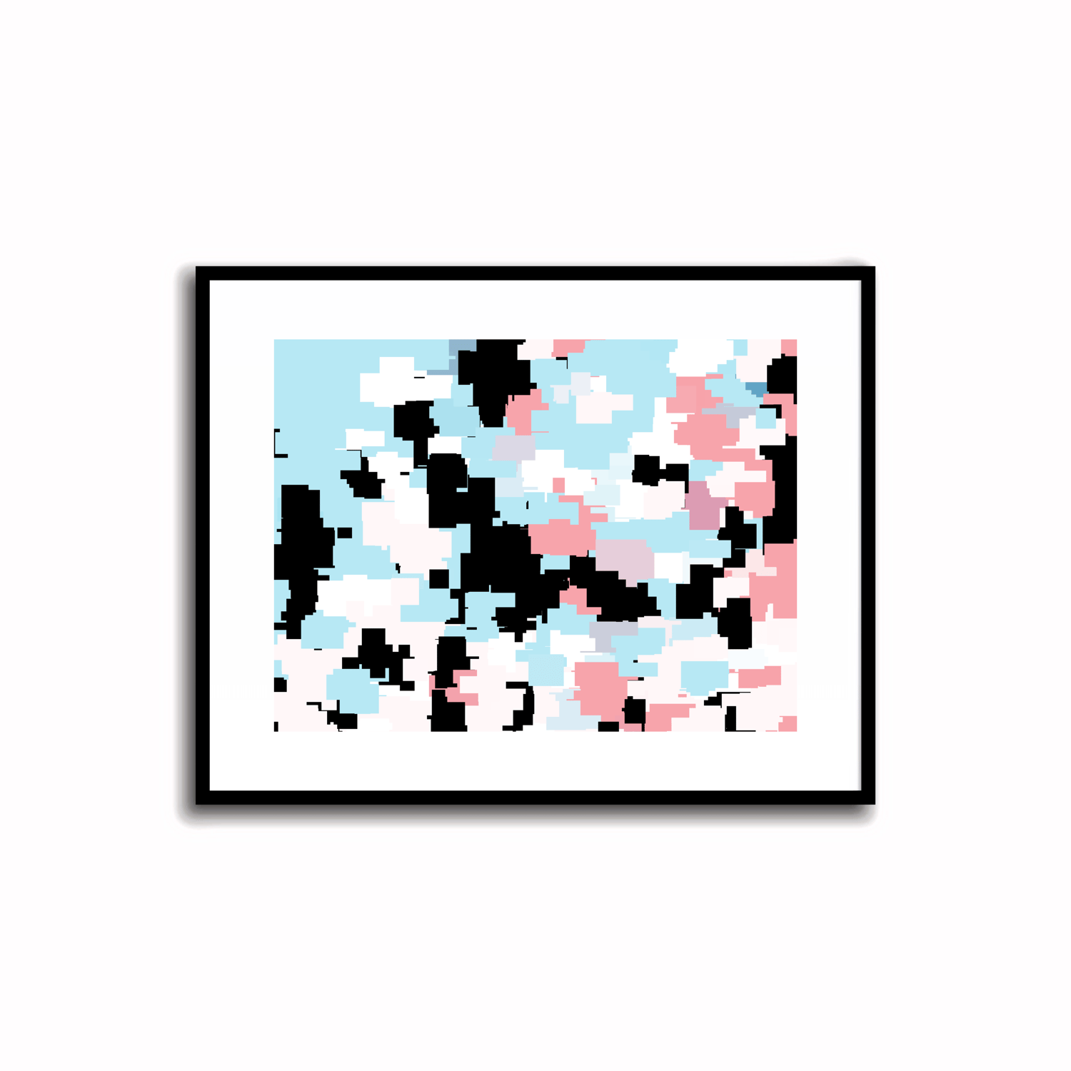 Transform your home with the vibrant allure of our modern abstract art. Instant decor with in colors calming palette of Sky Blue, Teal, Pink & Terra Cotta.