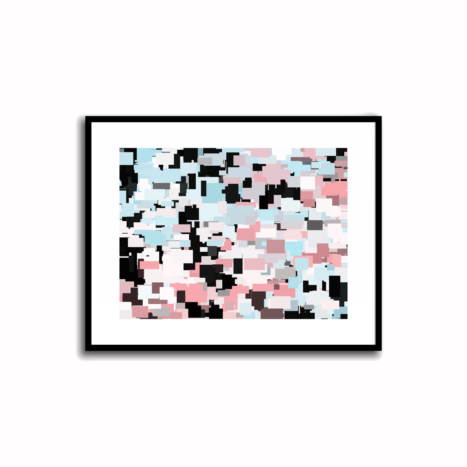 Transform your home with the vibrant allure of our modern abstract art. Instant decor with in colors calming palette of Sky Blue, Teal, Pink & Terra Cotta.