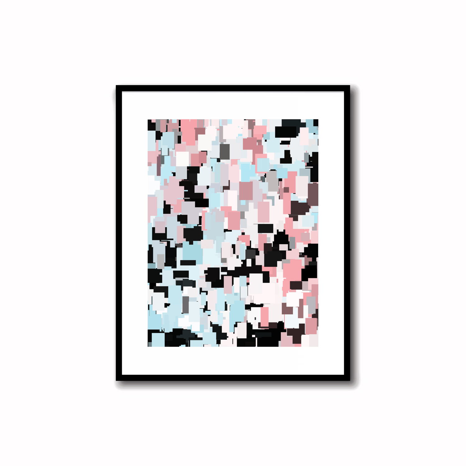 Transform your home with the vibrant allure of our modern abstract art. Instant decor with in colors calming palette of Sky Blue, Teal, Pink & Terra Cotta.