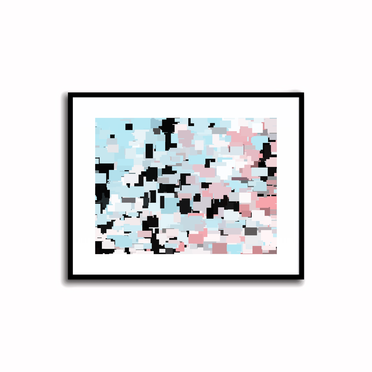 Transform your home with the vibrant allure of our modern abstract art. Instant decor with in colors calming palette of Sky Blue, Teal, Pink & Terra Cotta.