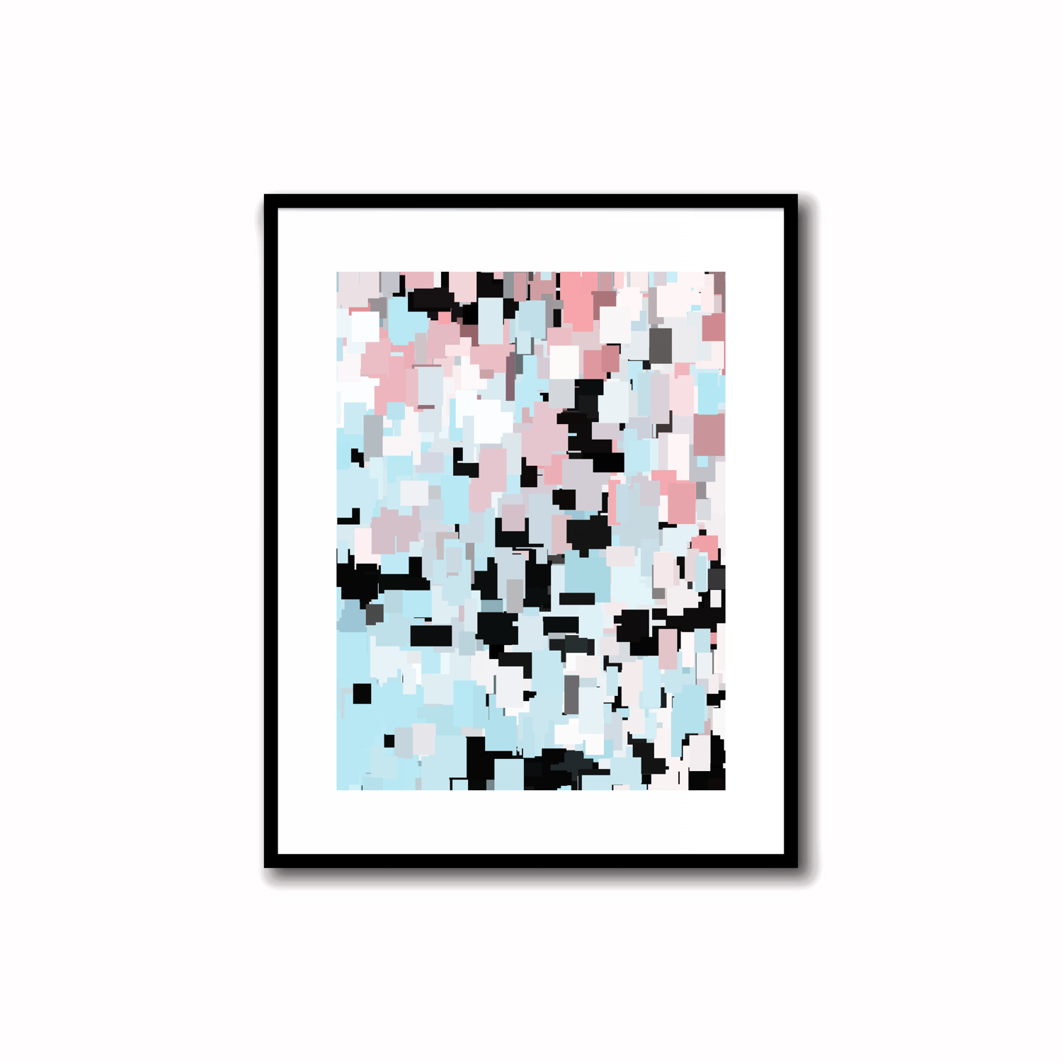 Transform your home with the vibrant allure of our modern abstract art. Instant decor with in colors calming palette of Sky Blue, Teal, Pink & Terra Cotta.
