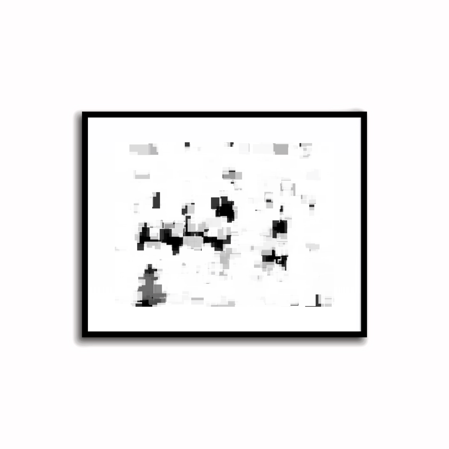 Capture the essence of joy and sophistication with our modern abstract prints in black and white. Instantly elevate your space with these monochrome masterpieces - perfect for any room in your home or office.