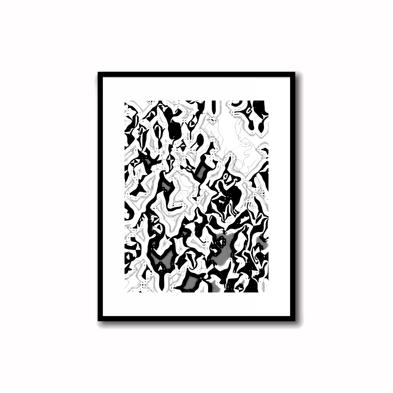 Capture the essence of joy and sophistication with our modern abstract prints in black and white. Instantly elevate your space with these monochrome masterpieces - perfect for any room in your home or office.