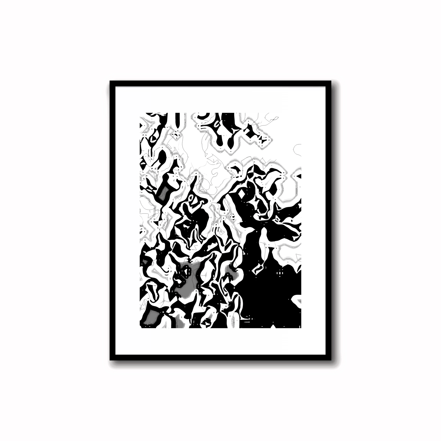Capture the essence of joy and sophistication with our modern abstract prints in black and white. Instantly elevate your space with these monochrome masterpieces - perfect for any room in your home or office.
