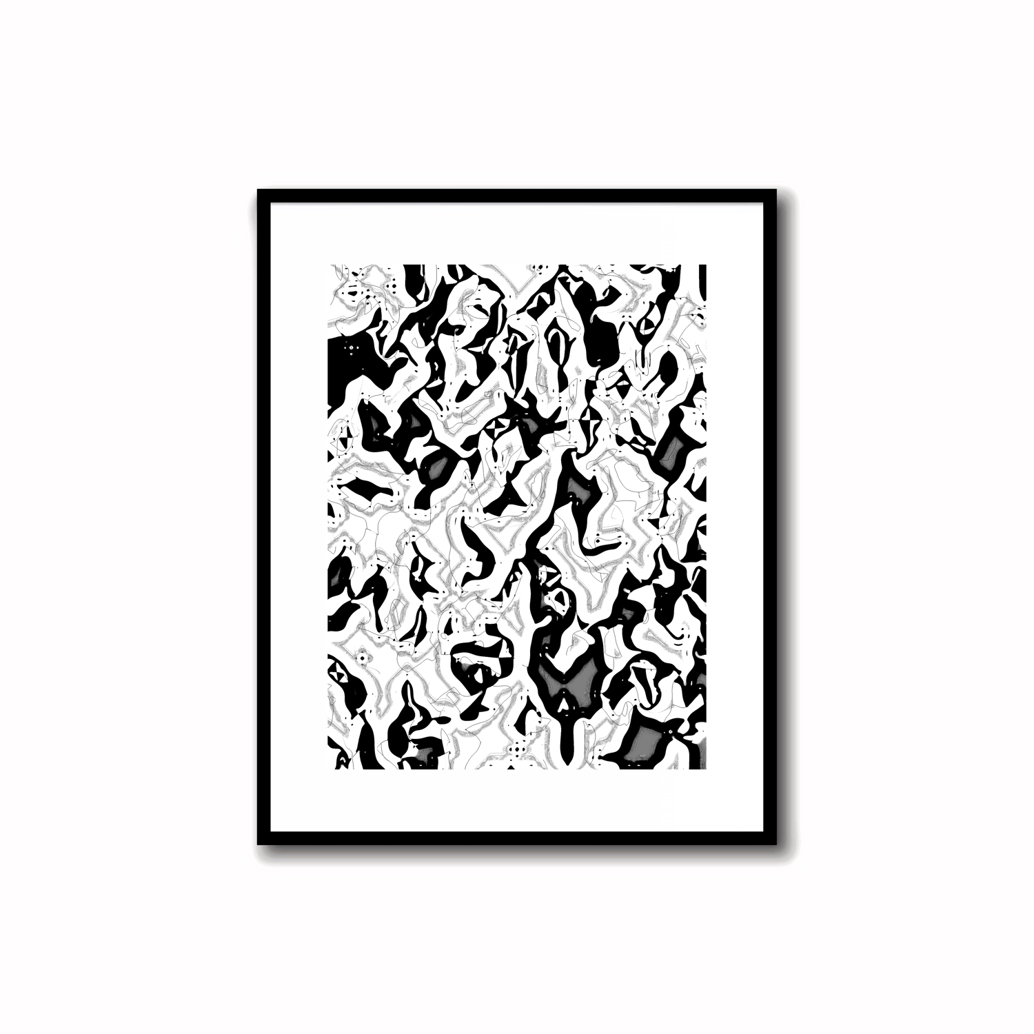 Capture the essence of joy and sophistication with our modern abstract prints in black and white. Instantly elevate your space with these monochrome masterpieces - perfect for any room in your home or office.