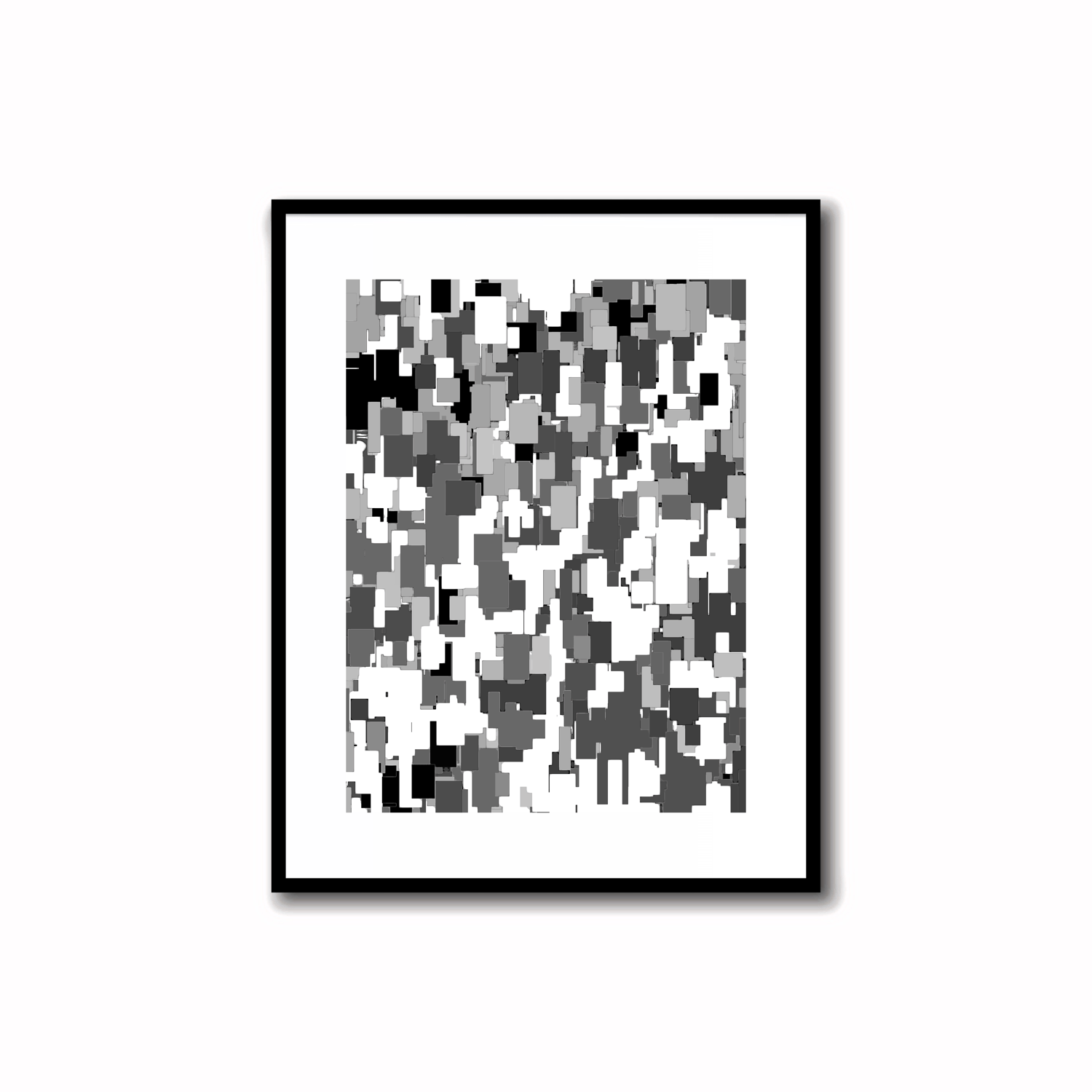 Capture the essence of joy and sophistication with our modern abstract prints in black and white. Instantly elevate your space with these monochrome masterpieces - perfect for any room in your home or office.