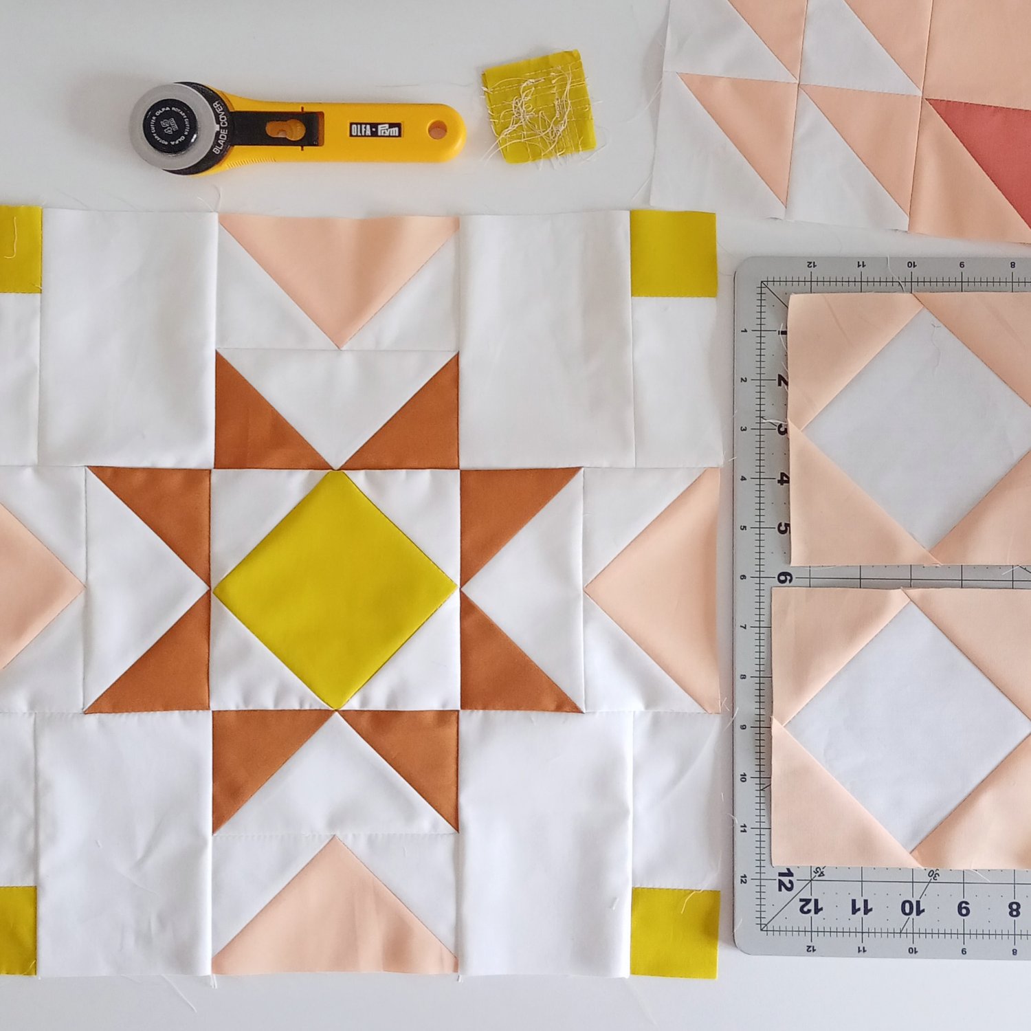 How do you make a square in a square. square in a square quilt block formula