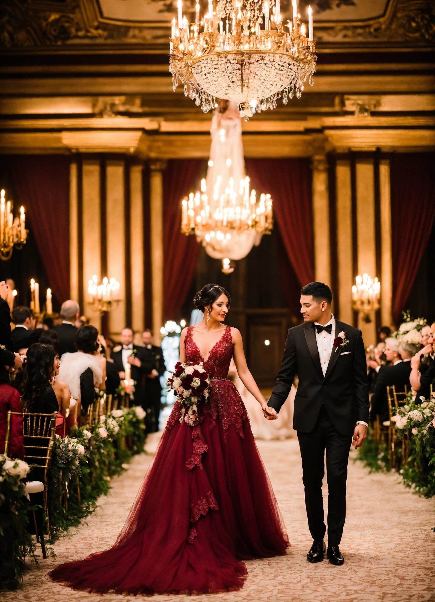 burgundy wedding