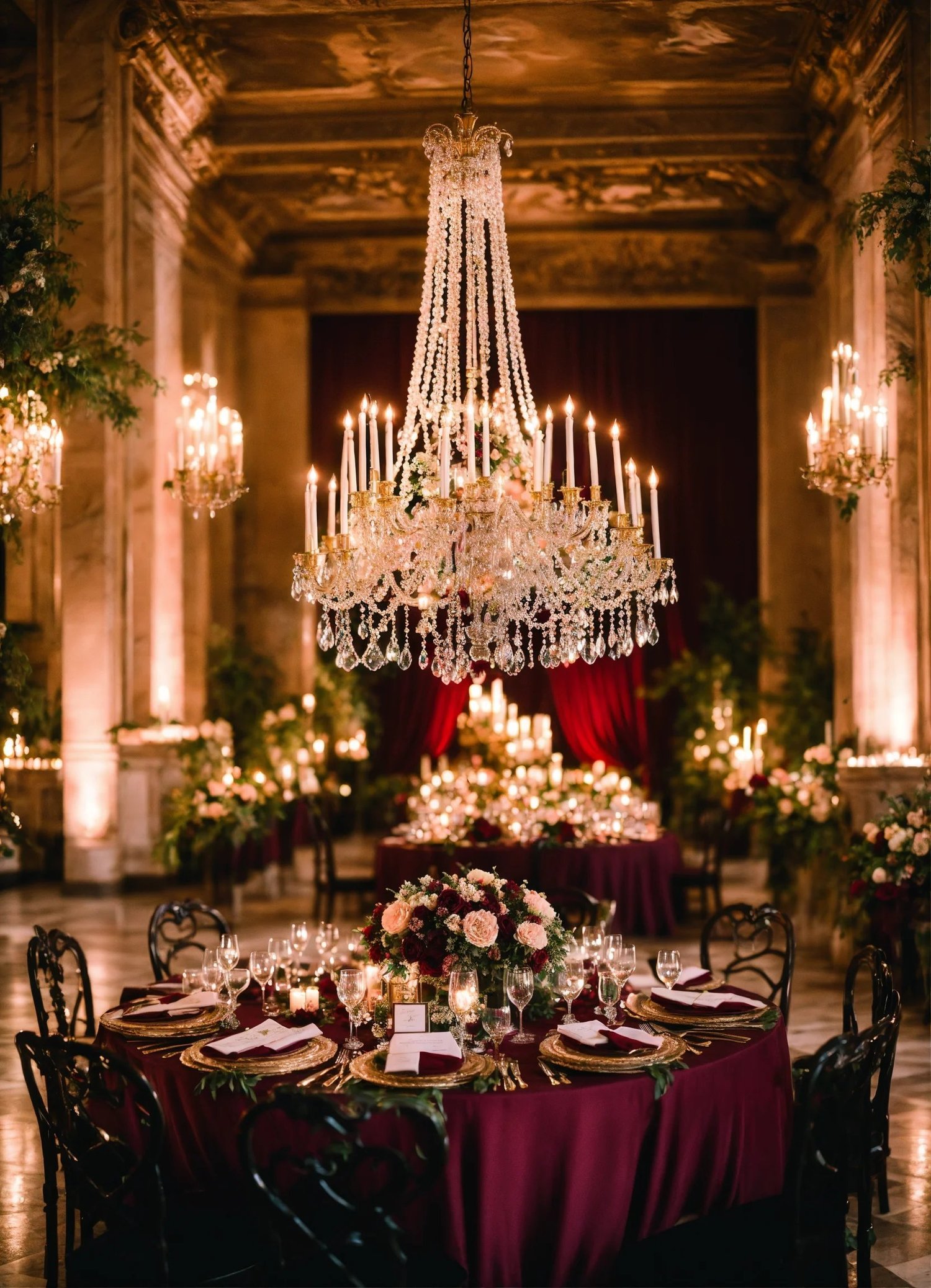 burgundy wedding
