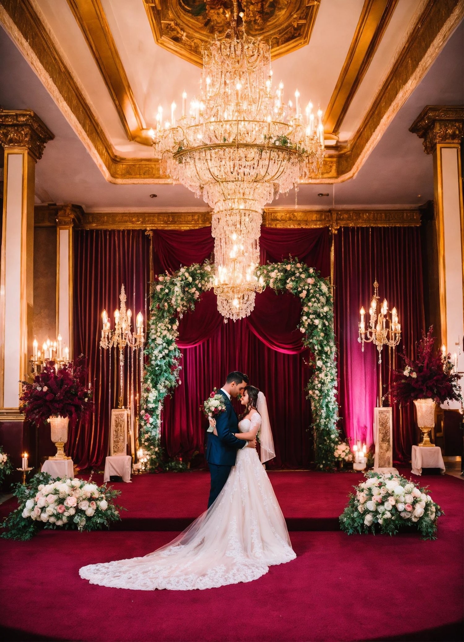 burgundy wedding