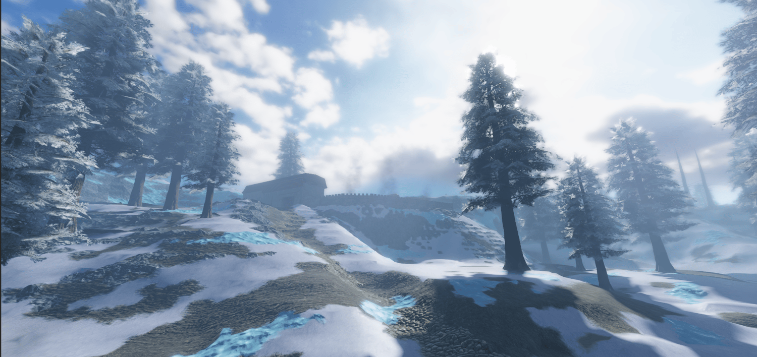 3D medieval map for Roblox featuring forests, rivers, and villages