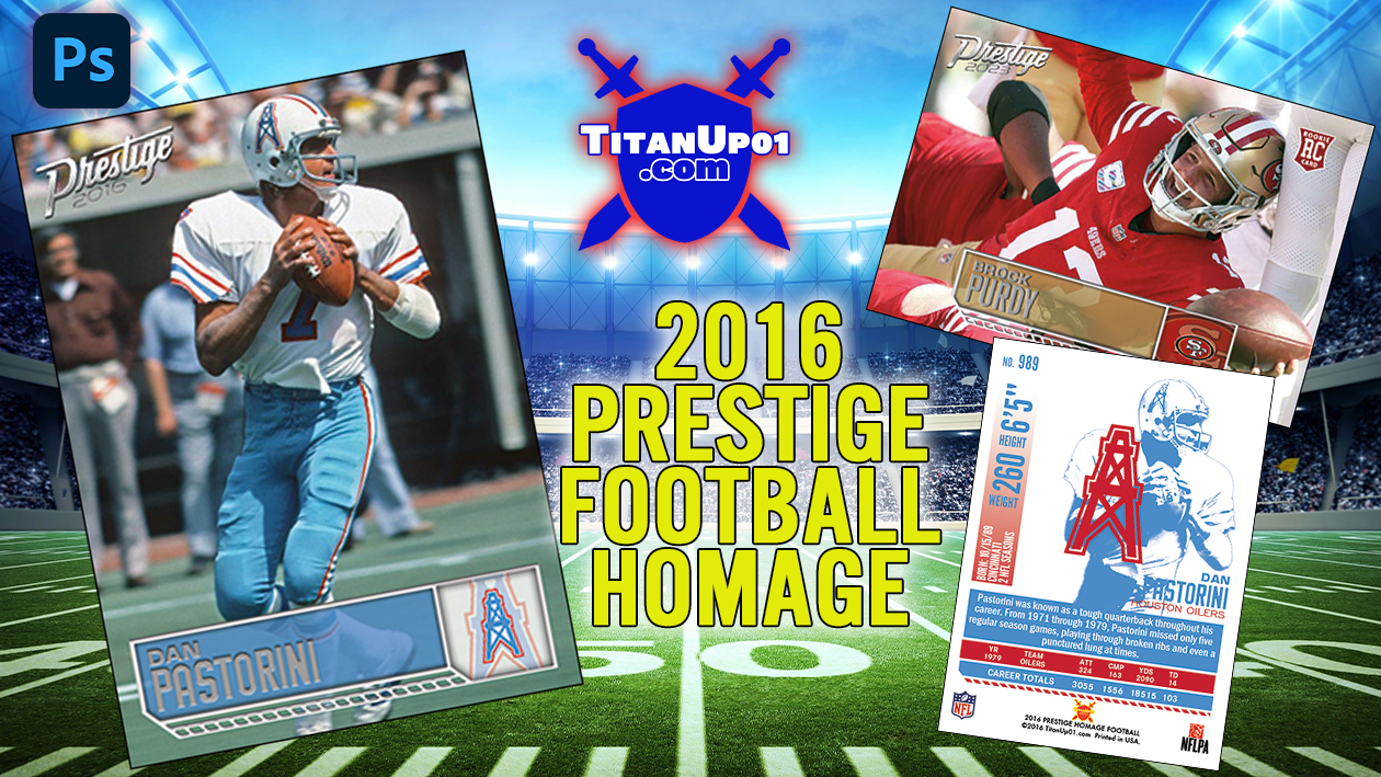 2016 Prestige Football Homage Photoshop PSD Templates
