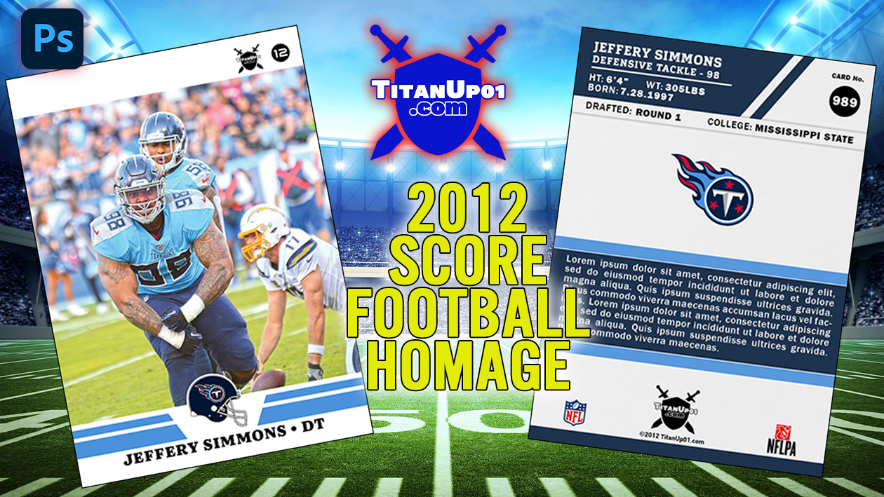 2012 Score Football Homage Photoshop PSD Templates